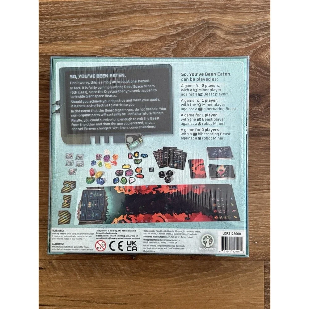 So, You've Been Eaten Collector Edition (NEW, SEALED) Kickstarter Board game